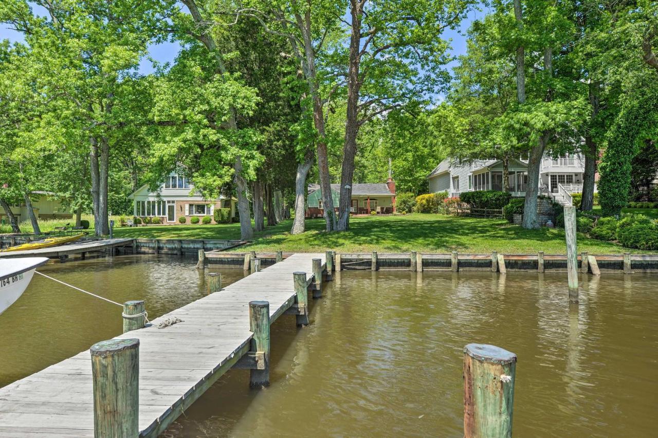 Waterfront Annapolis Home Fire Pit And Fishing Pier エクステリア 写真