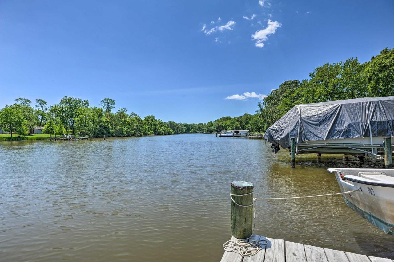 Waterfront Annapolis Home Fire Pit And Fishing Pier エクステリア 写真