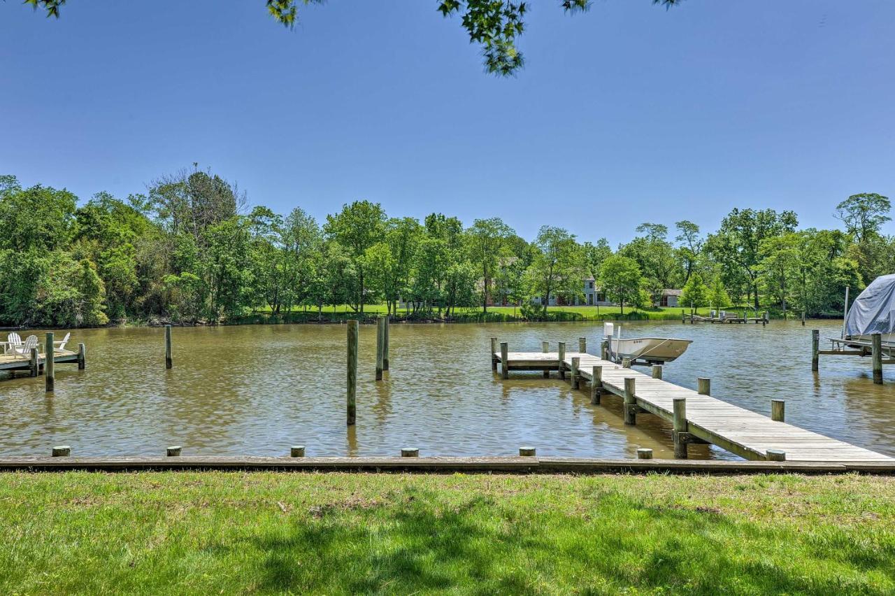 Waterfront Annapolis Home Fire Pit And Fishing Pier エクステリア 写真