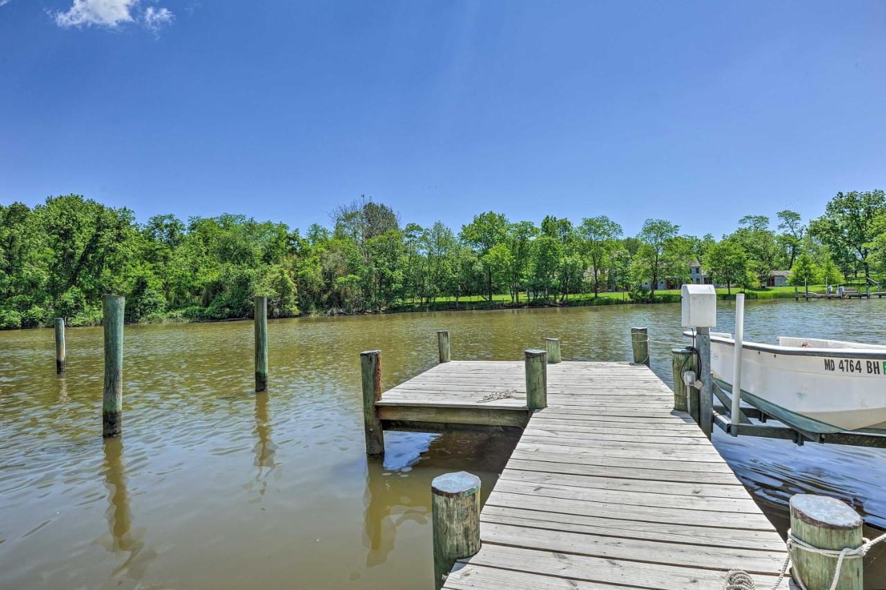 Waterfront Annapolis Home Fire Pit And Fishing Pier エクステリア 写真